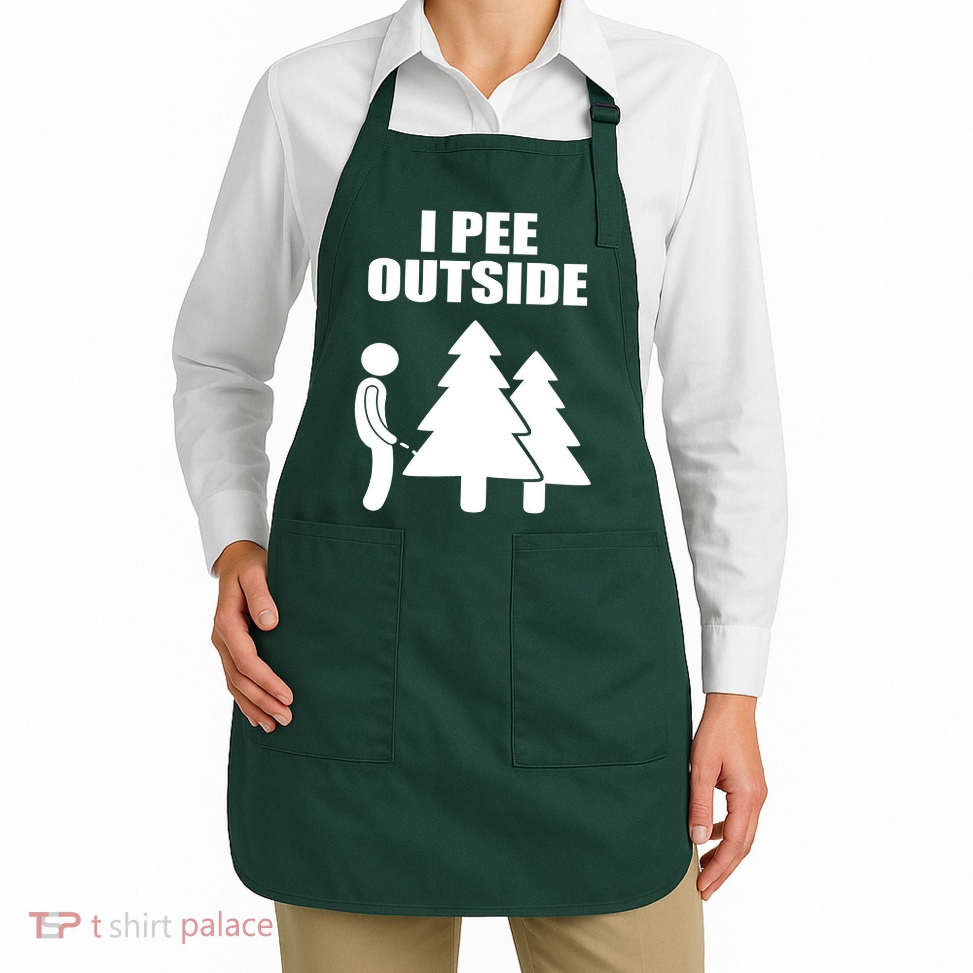 I Pee Outside Apron