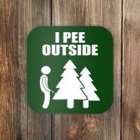 I Pee Outside Coaster thumb 0