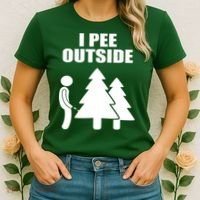 I Pee Outside Women's T-Shirt thumb 2