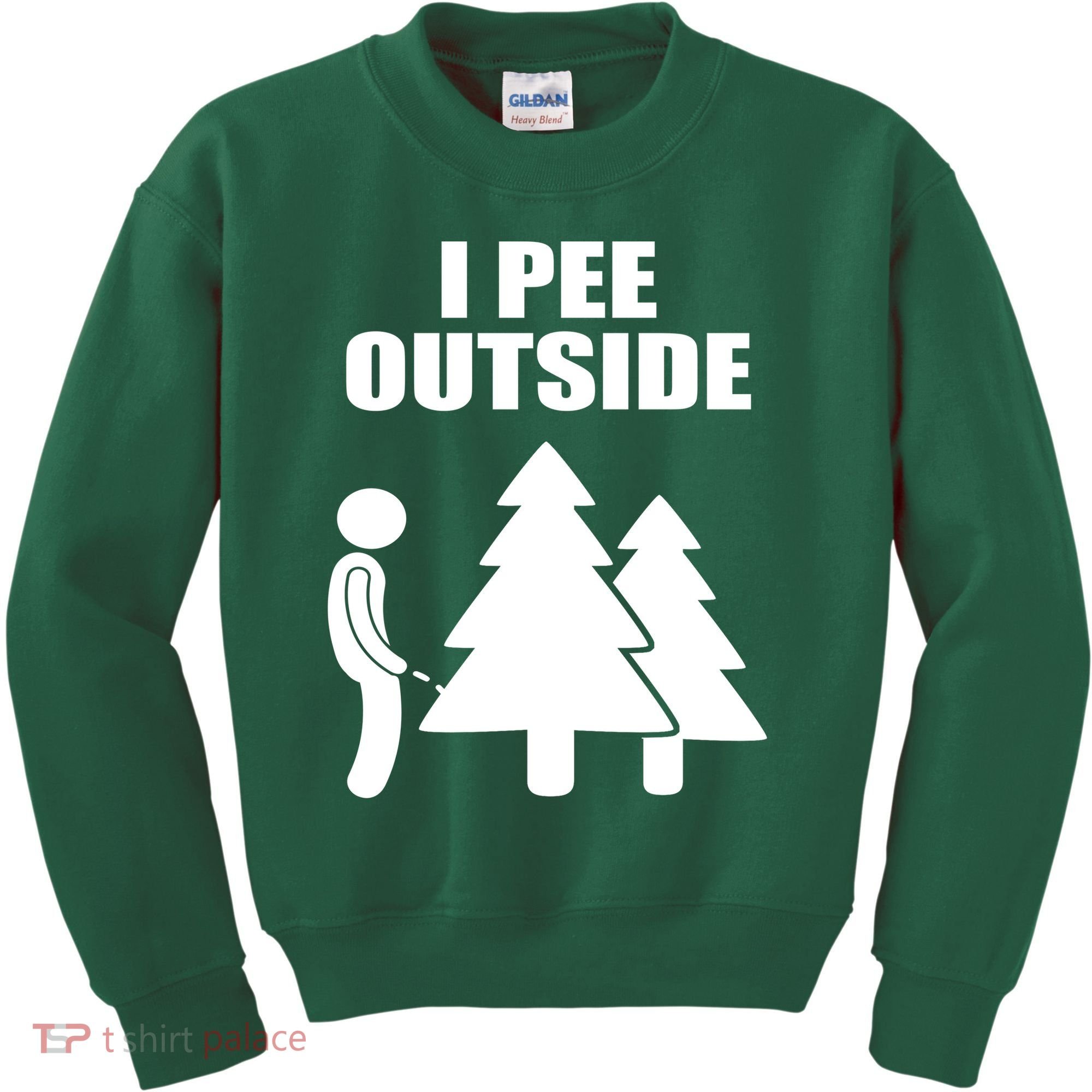 I Pee Outside Kids Sweatshirt