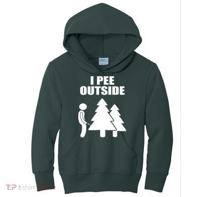 I Pee Outside Kids Hoodie
