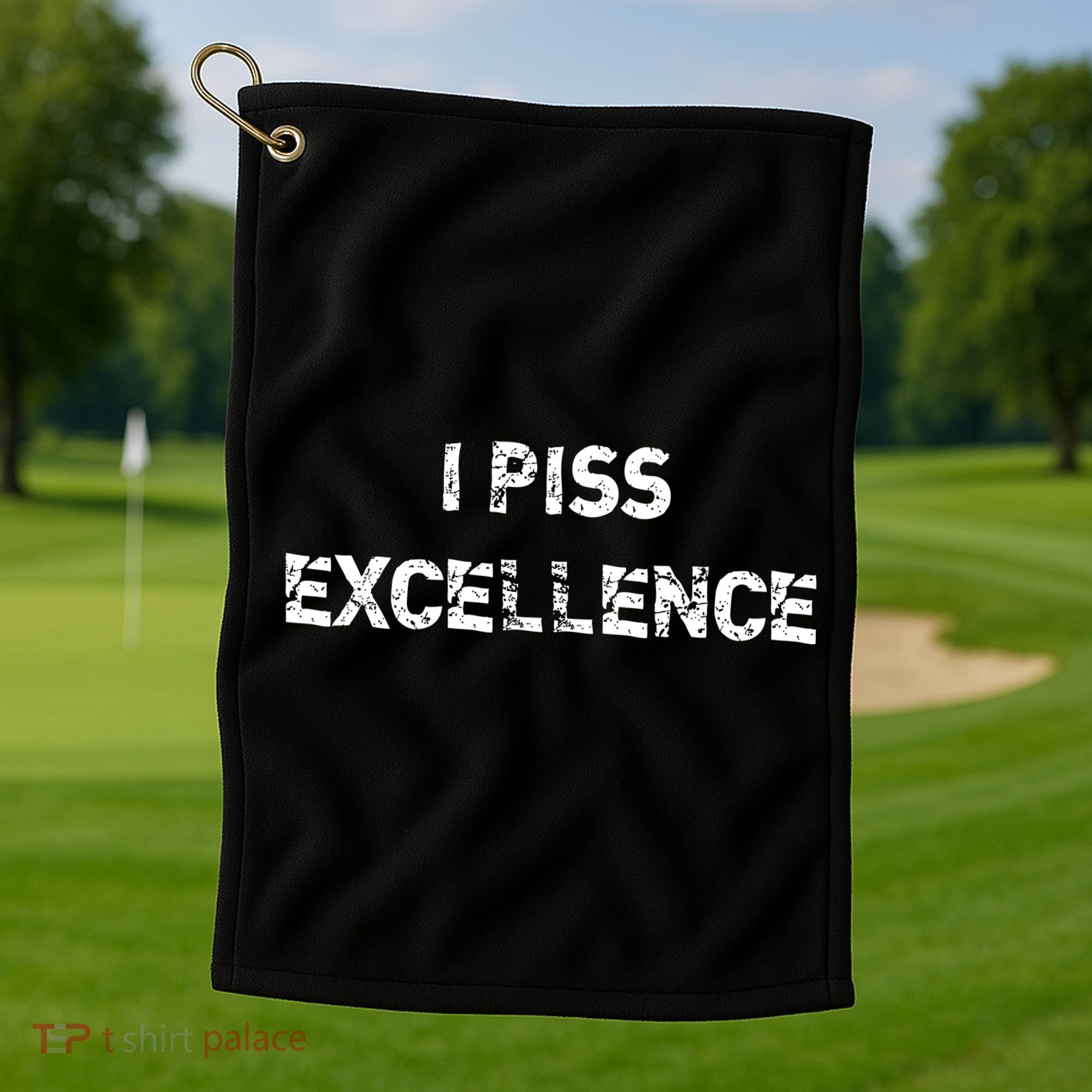 I Piss Excellence Golf Towel