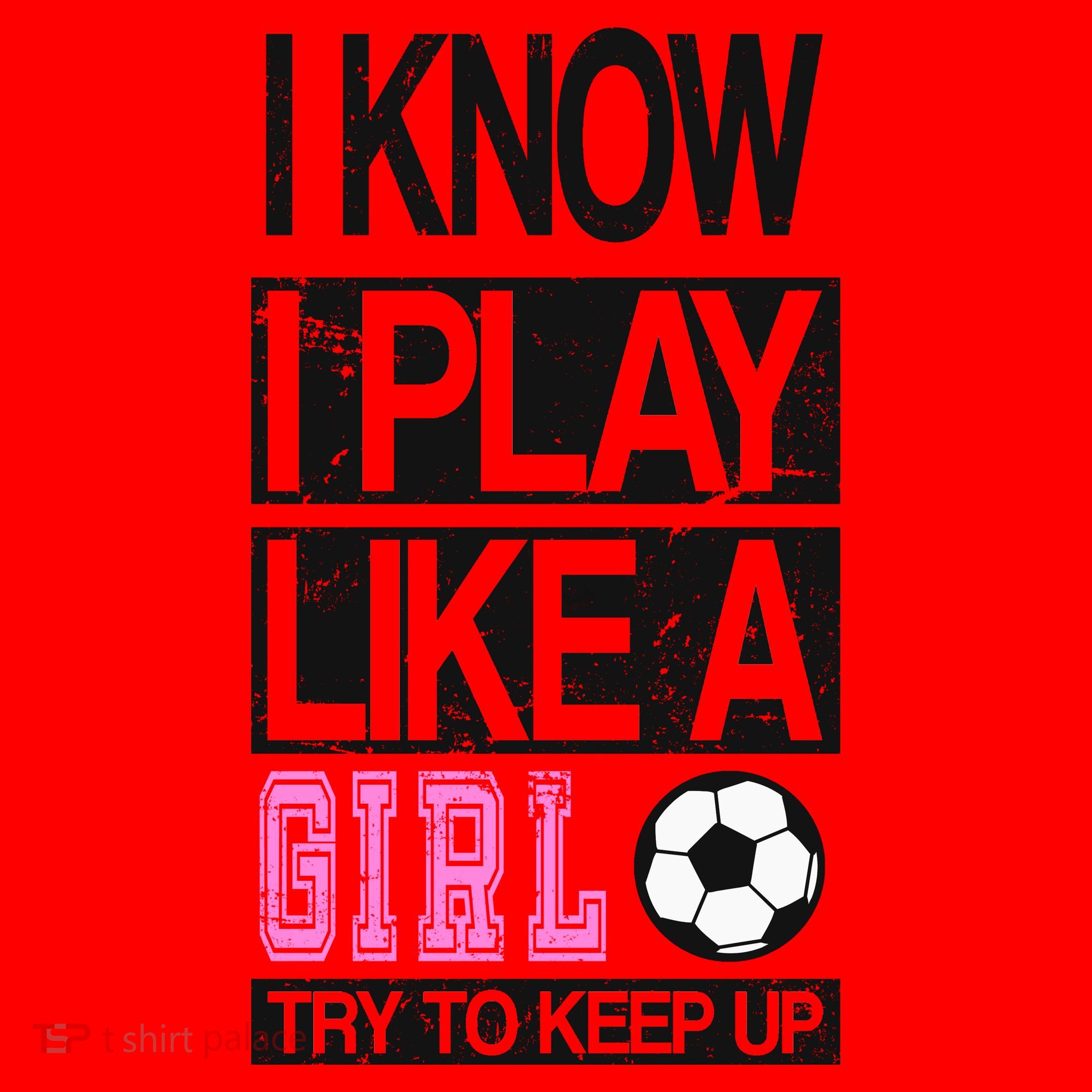 I Play Like A Girl Try To Keep Up Soccer Santa Hat