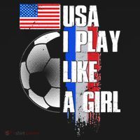 I Play Like A Girl USA Soccer Women's Hoodie thumb 2