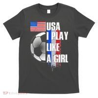 I Play Like A Girl USA Soccer T-Shirt thumb 0