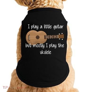 I Play The Ukulele Doggie Tank