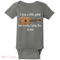 I Play The Ukulele Baby Bodysuit thumb 0