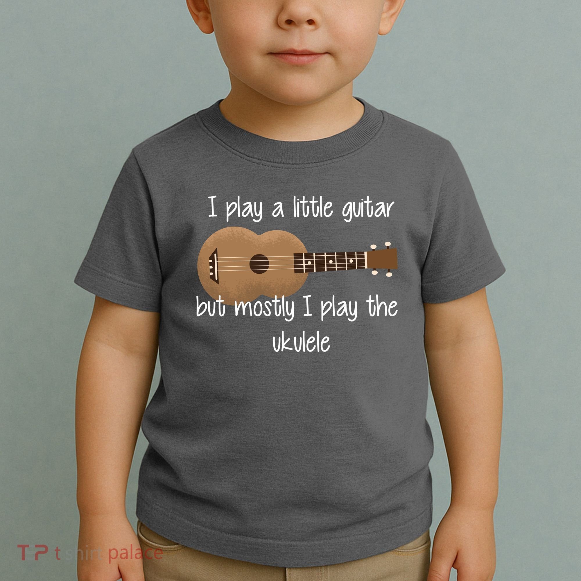 I Play The Ukulele Toddler T-Shirt