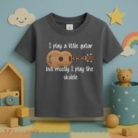 I Play The Ukulele Toddler T-Shirt thumb 3