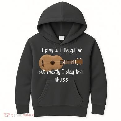 I Play The Ukulele Kids Hoodie