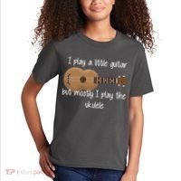 I Play The Ukulele Kids T-Shirt thumb 2