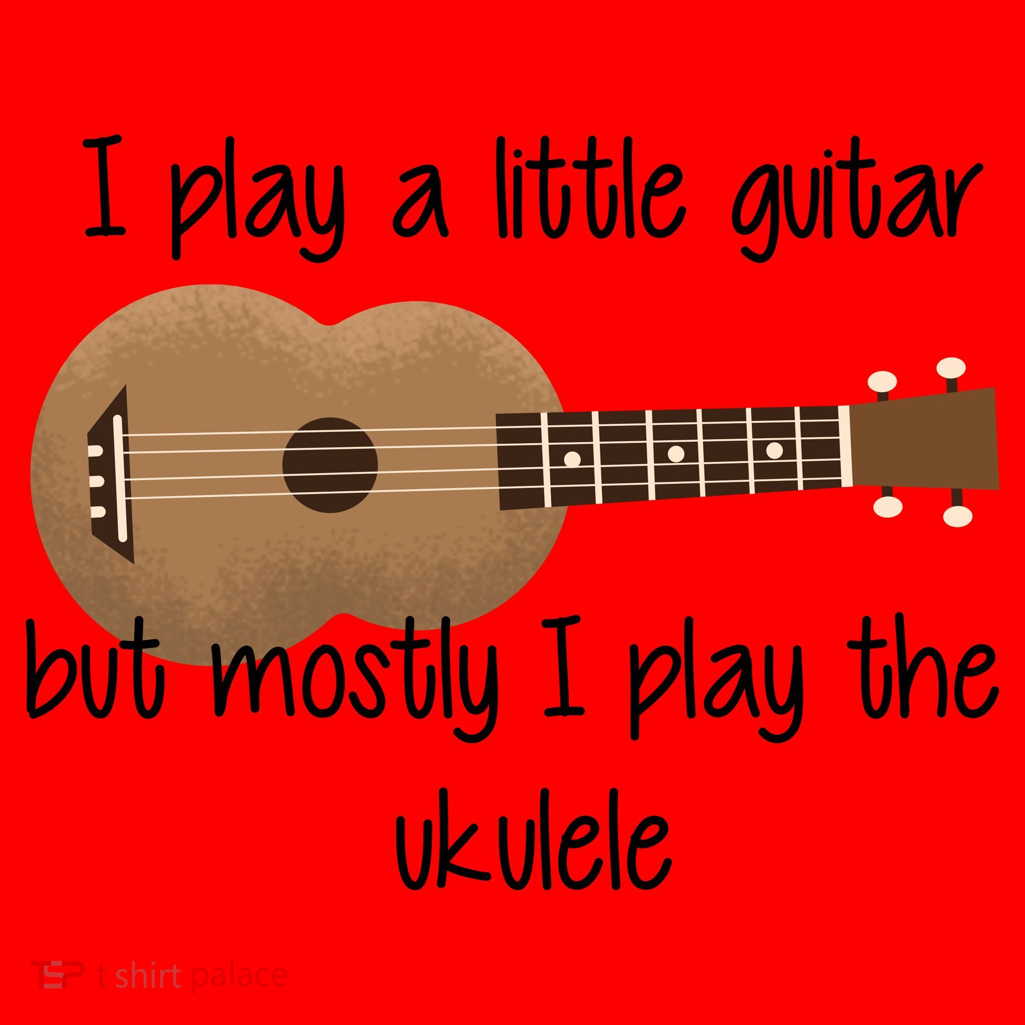 I Play The Ukulele Santa Hat
