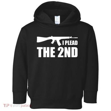 I Plead The Second Toddler Hoodie