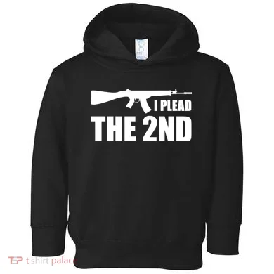 I Plead The Second Toddler Hoodie