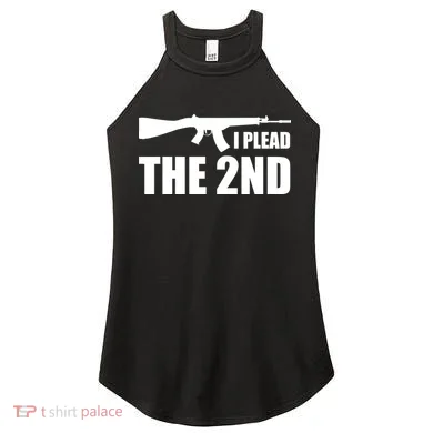 I Plead The Second Women's Perfect Tri Rocker Tank