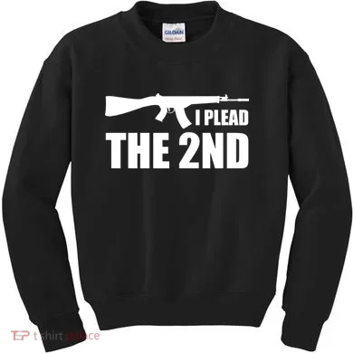 I Plead The Second Kids Sweatshirt
