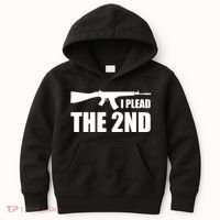 I Plead The Second Kids Hoodie thumb 0