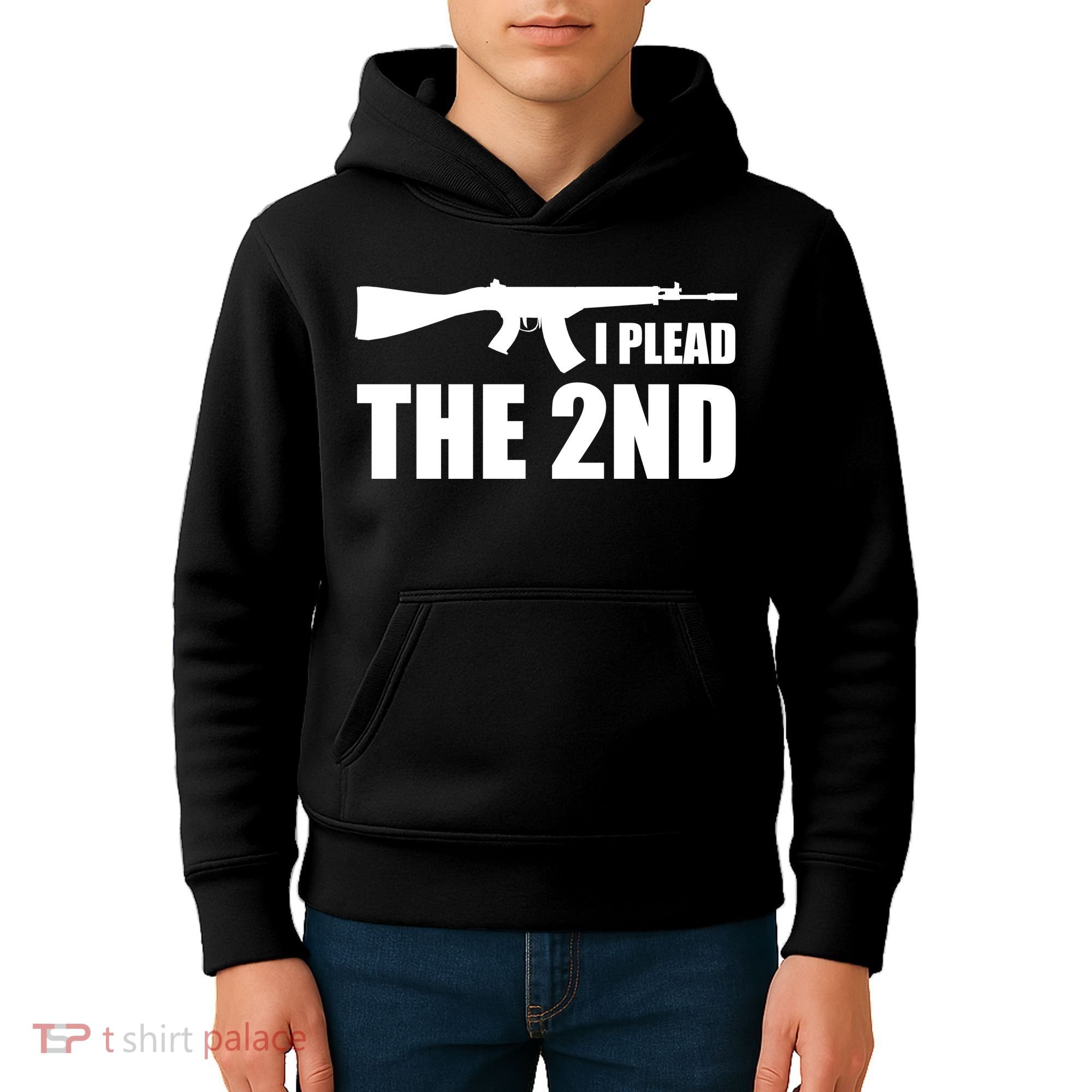 I Plead The Second Kids Hoodie