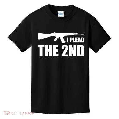 I Plead The Second Kids T-Shirt