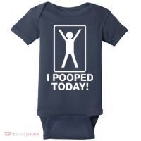 I Pooped Today! Baby Bodysuit thumb 0