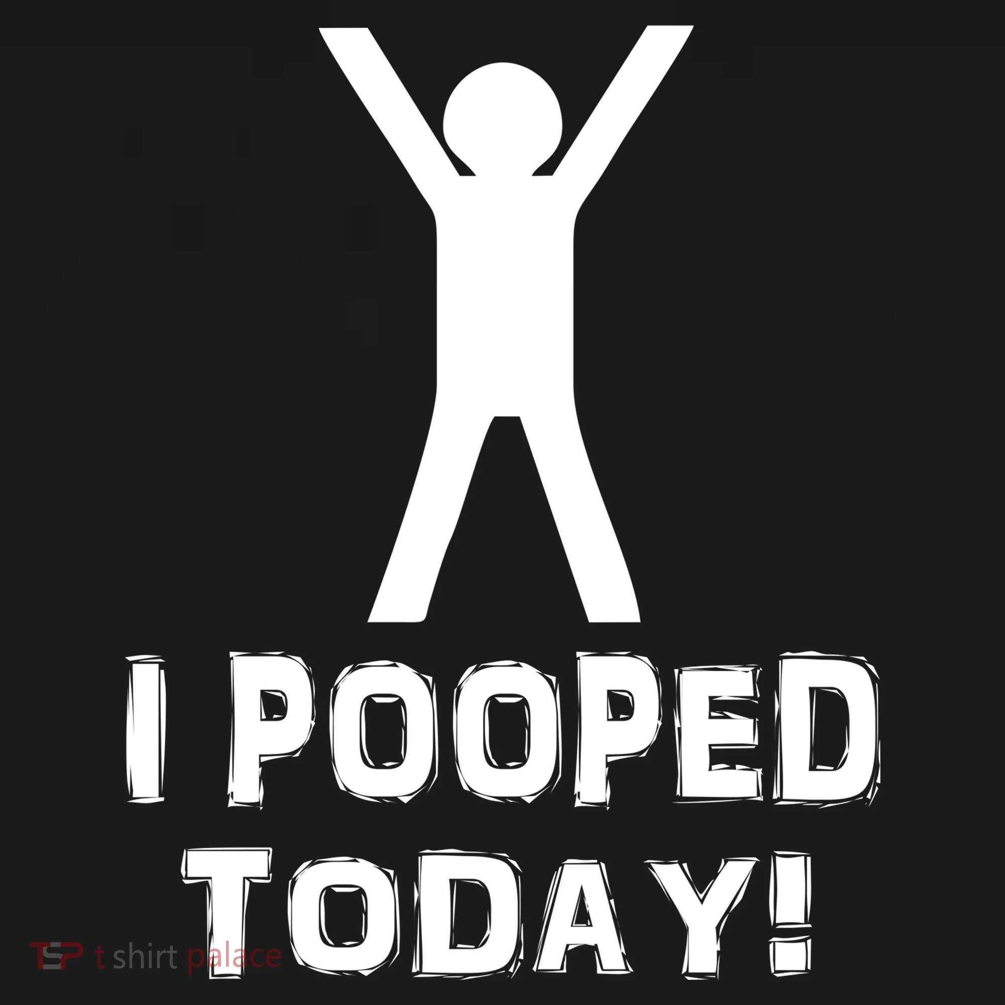 I Pooped Today Funny Humor Doggie Tank