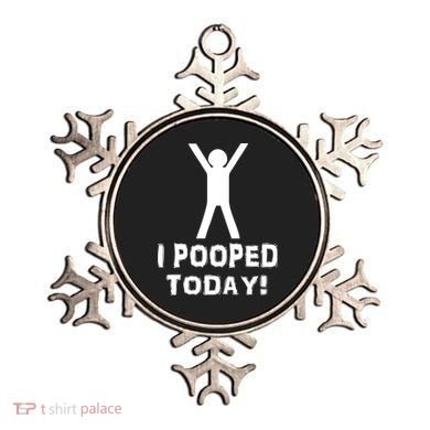 I Pooped Today Funny Humor Ornament