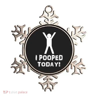 I Pooped Today Funny Humor Ornament