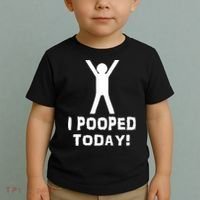 I Pooped Today Funny Humor Toddler T-Shirt thumb 2