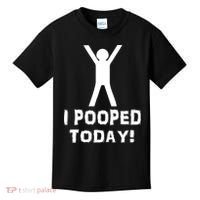I Pooped Today Funny Humor Kids T-Shirt thumb 0