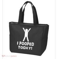 I Pooped Today Funny Humor Tote Bag thumb 3