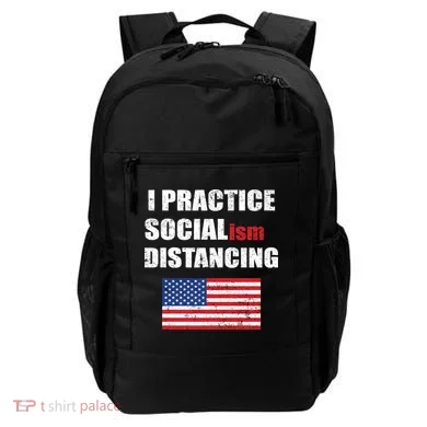 I Practiced Socialism Distancing Backpack