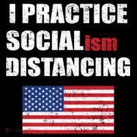 I Practiced Socialism Distancing Ornament thumb 1