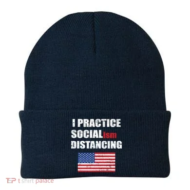 I Practiced Socialism Distancing Beanie