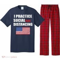 I Practiced Socialism Distancing Pajama Set thumb 0