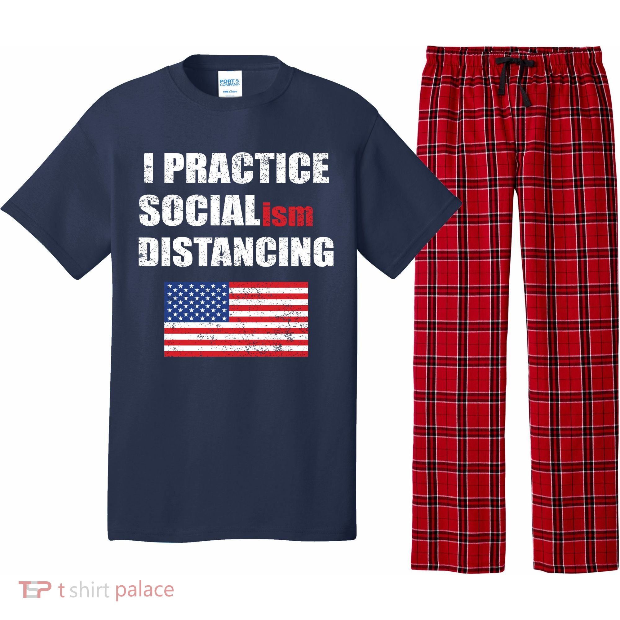I Practiced Socialism Distancing Pajama Set