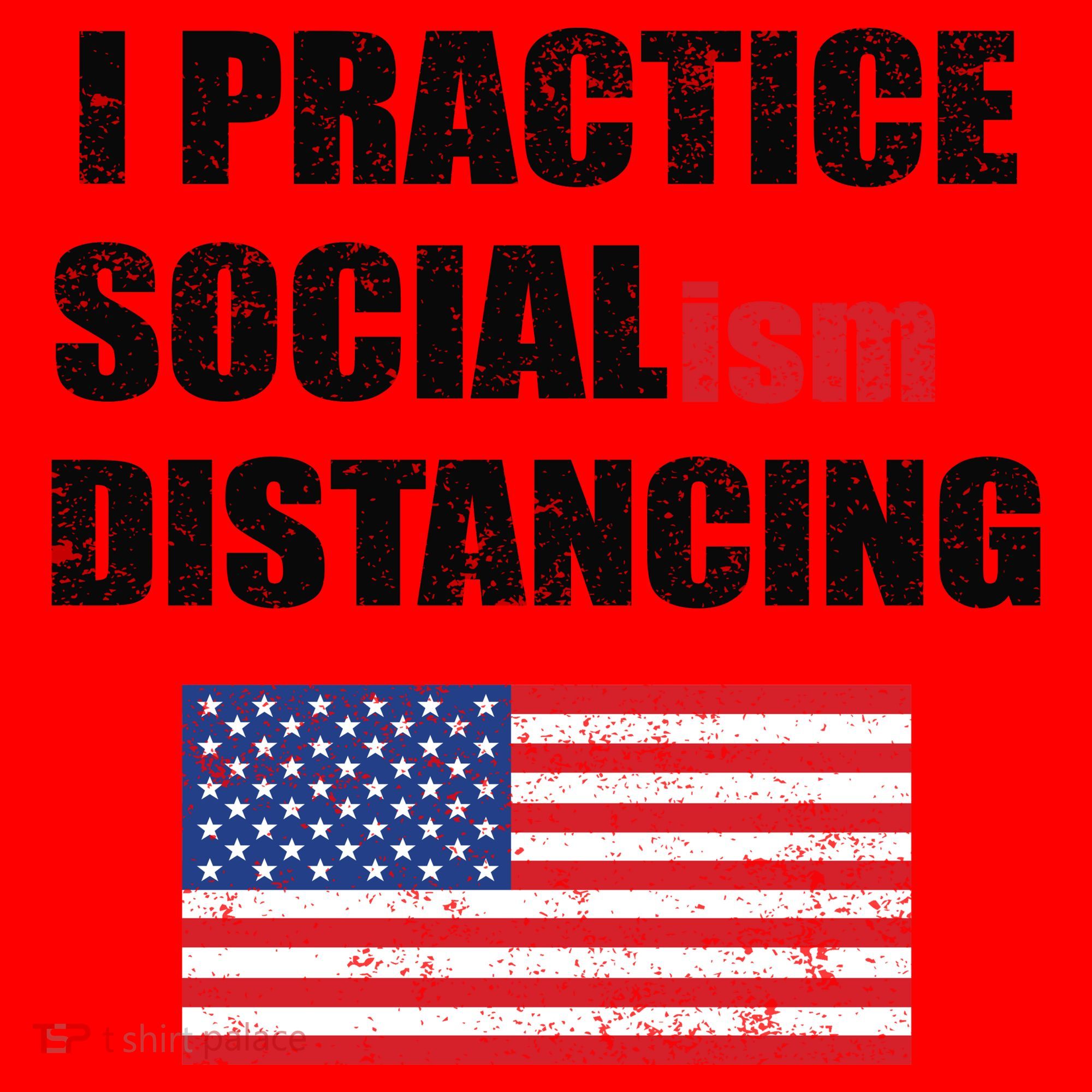 I Practiced Socialism Distancing Santa Hat