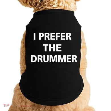 I Prefer A Drummer Doggie Tank