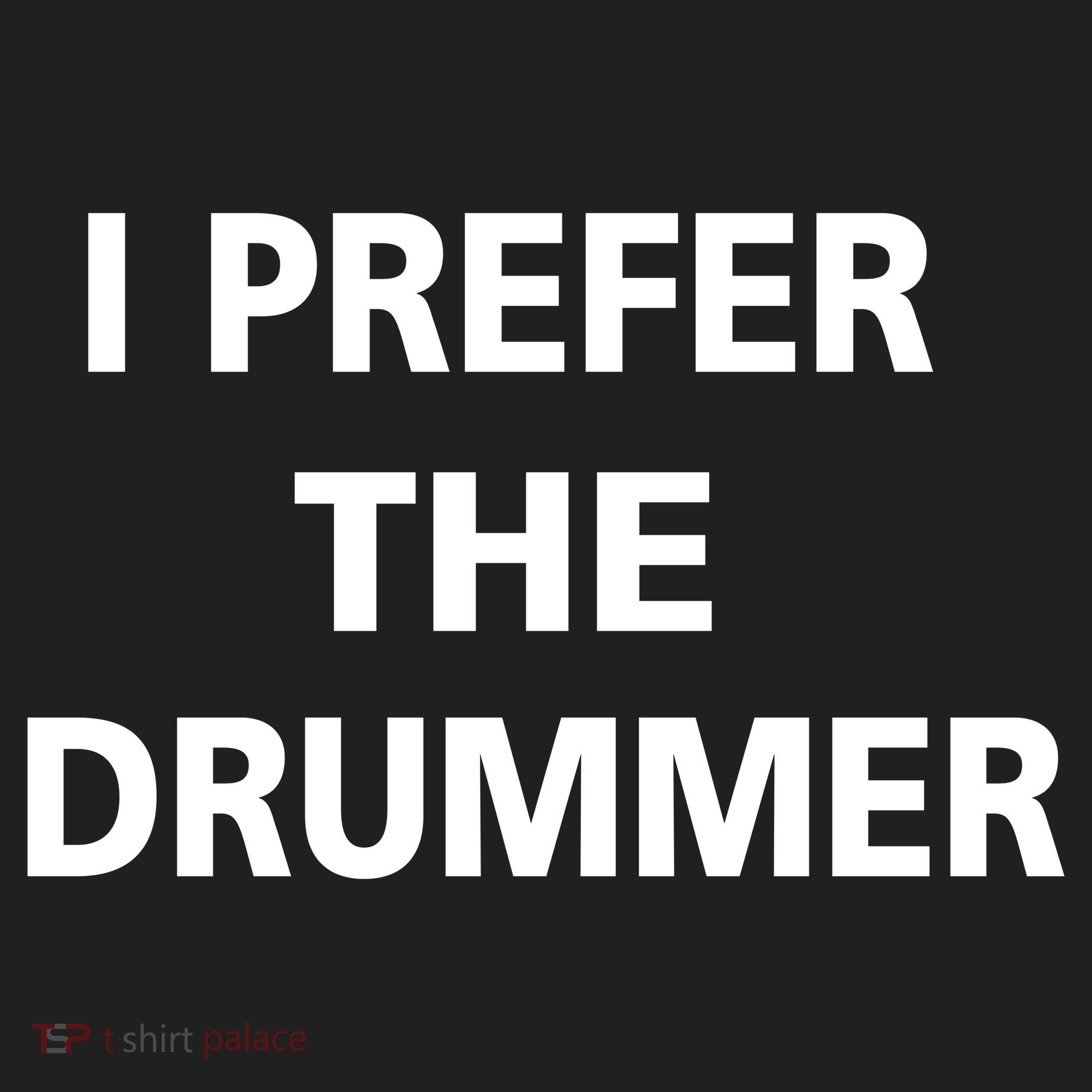 I Prefer A Drummer Golf Towel