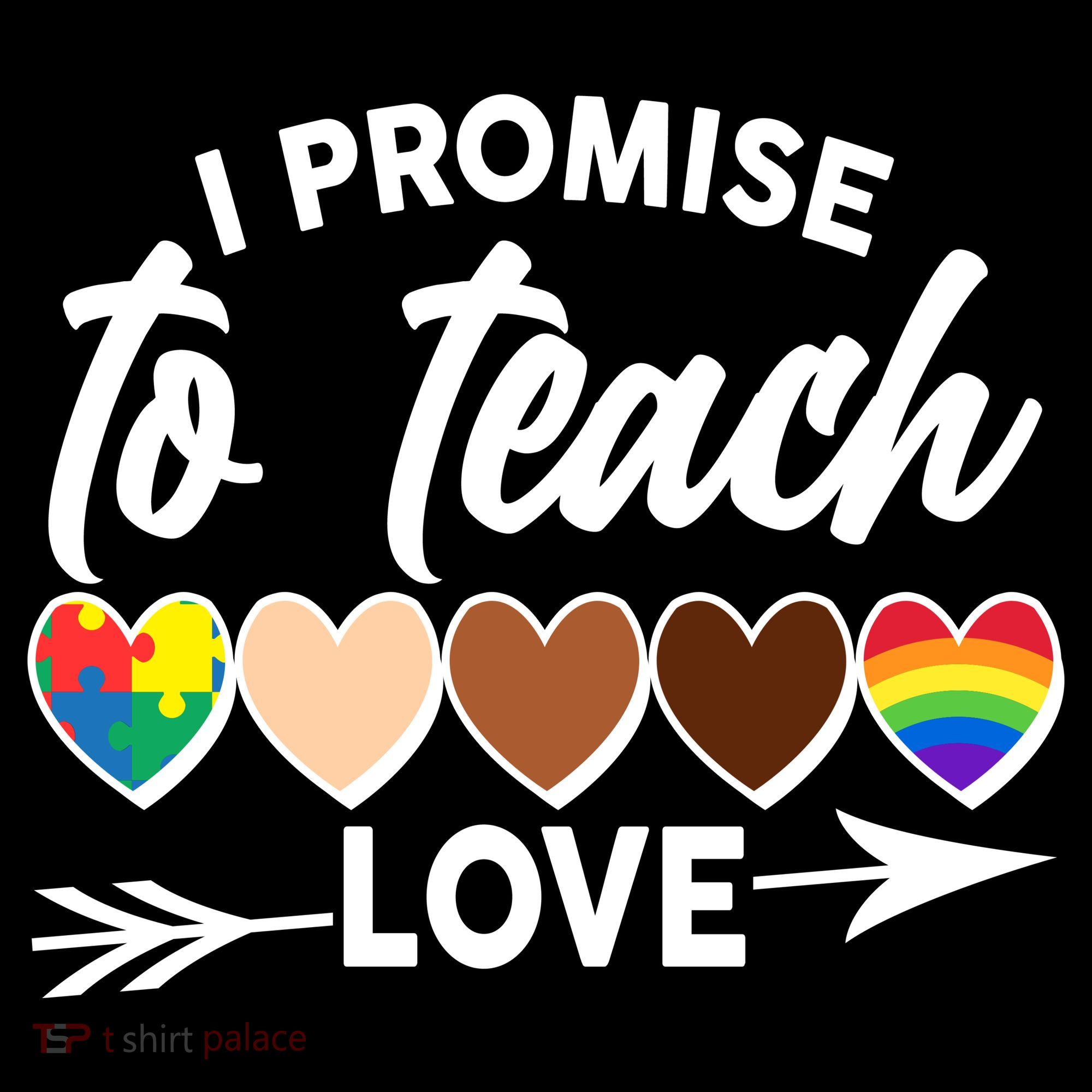 I Promise To Teach Love Diversity Equality Ornament