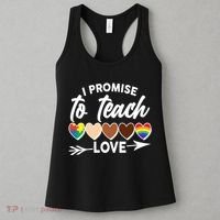 I Promise To Teach Love Diversity Equality Women's Tank Top thumb 3