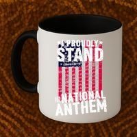 I Proudly Stand For The National Anthem Pledge Coffee Mug thumb 2