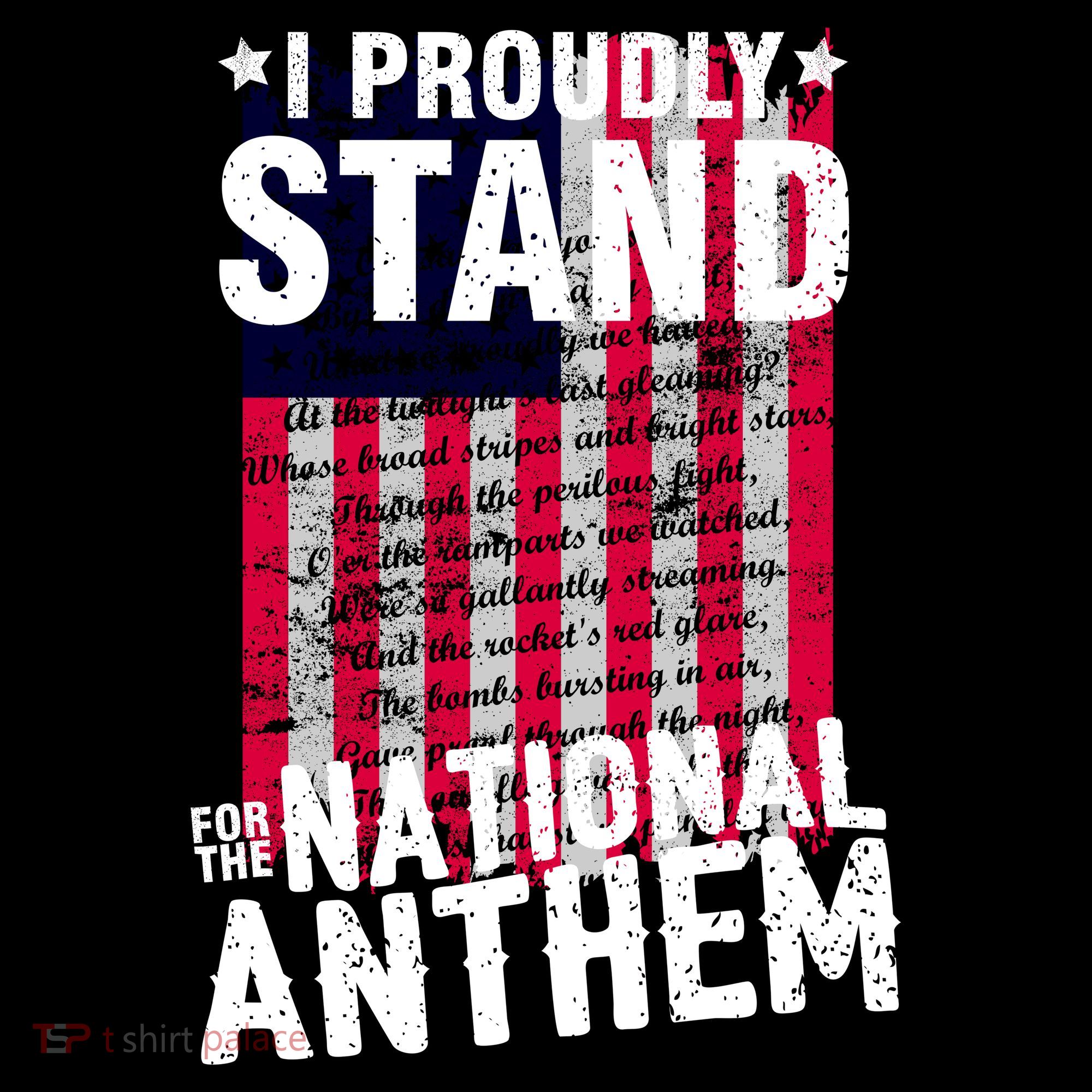 I Proudly Stand For The National Anthem Pledge Coffee Mug