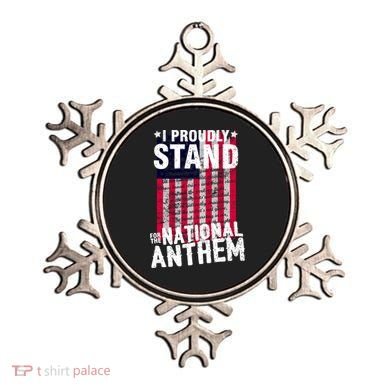 I Proudly Stand For The National Anthem Pledge Ornament