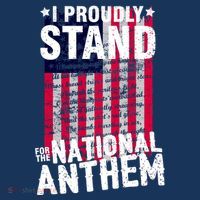 I Proudly Stand For The National Anthem Pledge Sweatshirt thumb 3