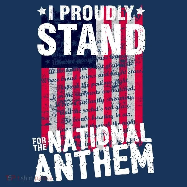 I Proudly Stand For The National Anthem Pledge Sweatshirt