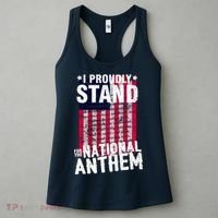 I Proudly Stand For The National Anthem Pledge Women's Tank Top thumb 3