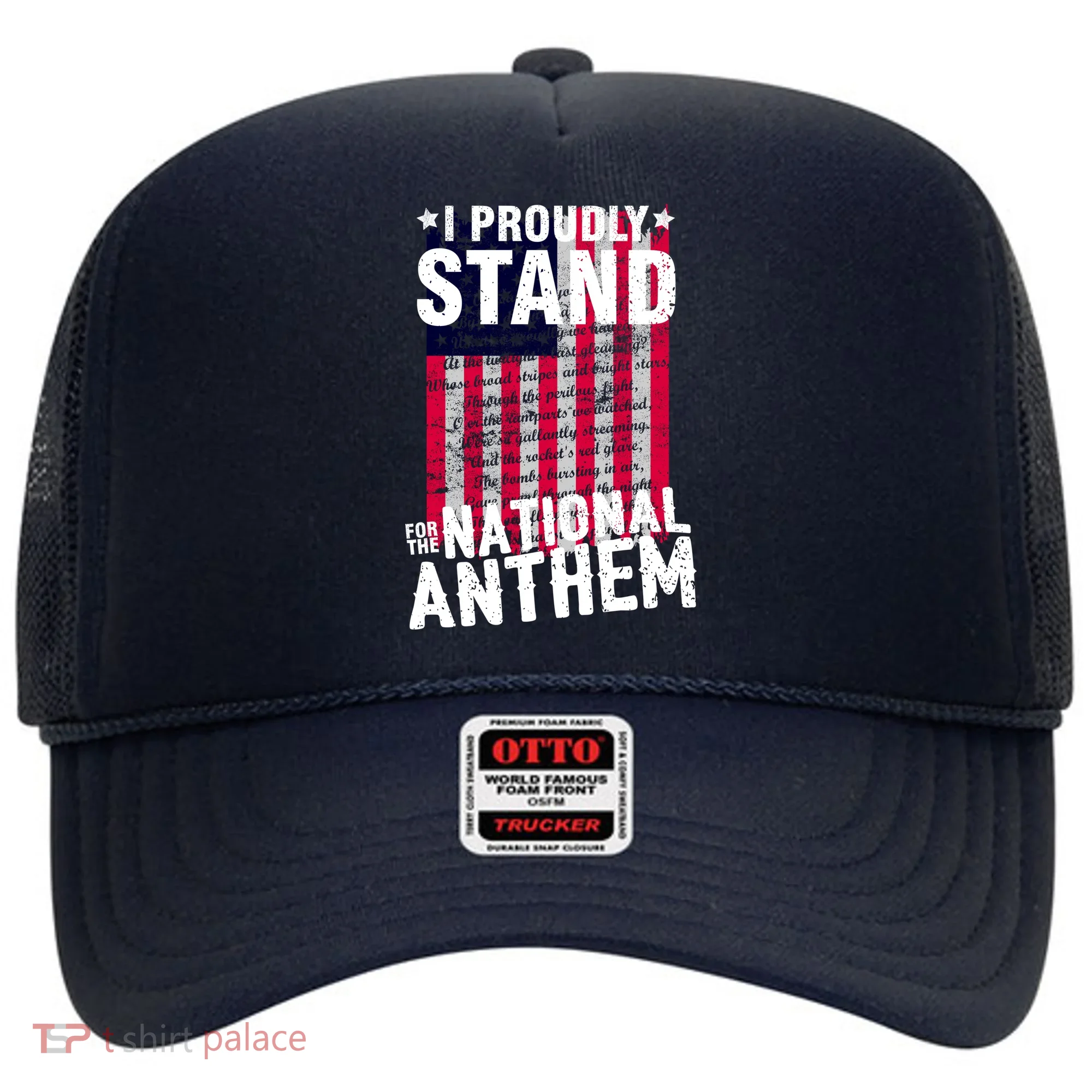 I Proudly Stand For The National Anthem Pledge Hat