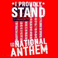 I Proudly Stand For The National Anthem Pledge Santa Hat thumb 1
