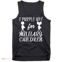 I Purple Up For Military Children Month Tank Top thumb 0