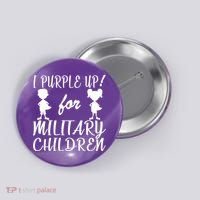 I Purple Up For Military Children Month Button thumb 0